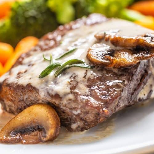 How To Make: Garlic Lemon steak and Mushroom Sauce