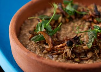 RUYA Mantarli Keskek recipe