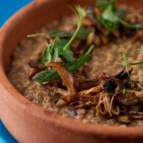 RUYA Mantarli Keskek recipe