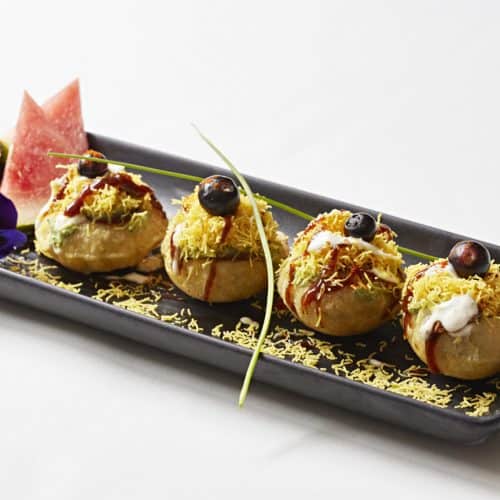 Bombay Palace Dahi Batata Poori | Photo: Steven Joyce