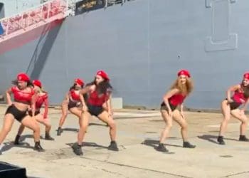 Twerking Navy Dance troupe 101 Doll Squadron