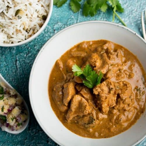 How To Make: Chicken tikka masala with seeded basmati & red onion salsa