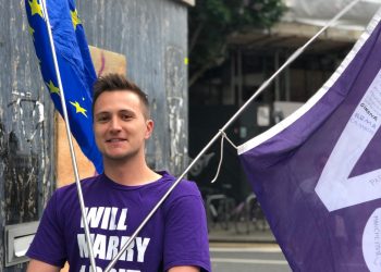 Volt UK’s co-president Alex Haida