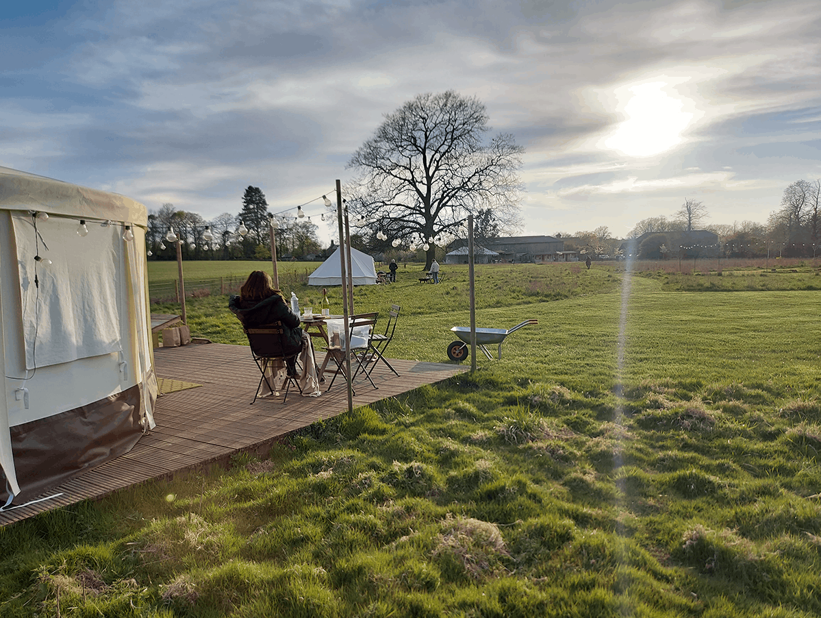 Glamping in London