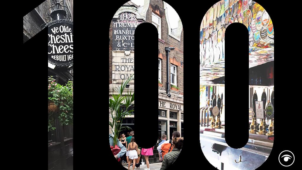 Top 100 pubs in London