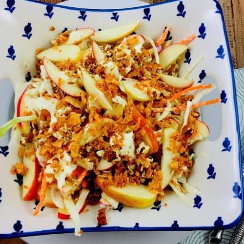 How To Make: Apple, Coleslaw and Walnut Salad