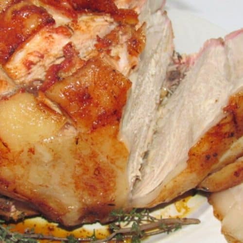 How To Make: Tender Roast Leg of Pork with Honey Mustard Glaze