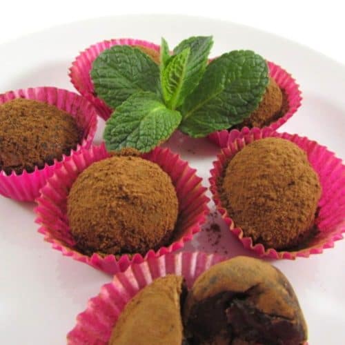 Effortless Truffles Filled With Decadent Dark Chocolate