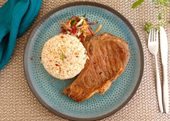 Club Steak Marinated in Thyme and Paprika