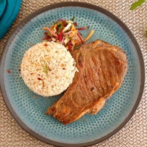 Club Steak Marinated in Thyme and Paprika