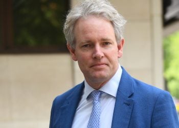 Conservative party MP Danny Kruger arrives at Westminster Magistrates' Court, London, where he is appearing on charges after his dog allegedly chased deer in Richmond Park, south west London, "causing them to stamped around a large number of people, including children." Picture date: Monday June 7, 2021.