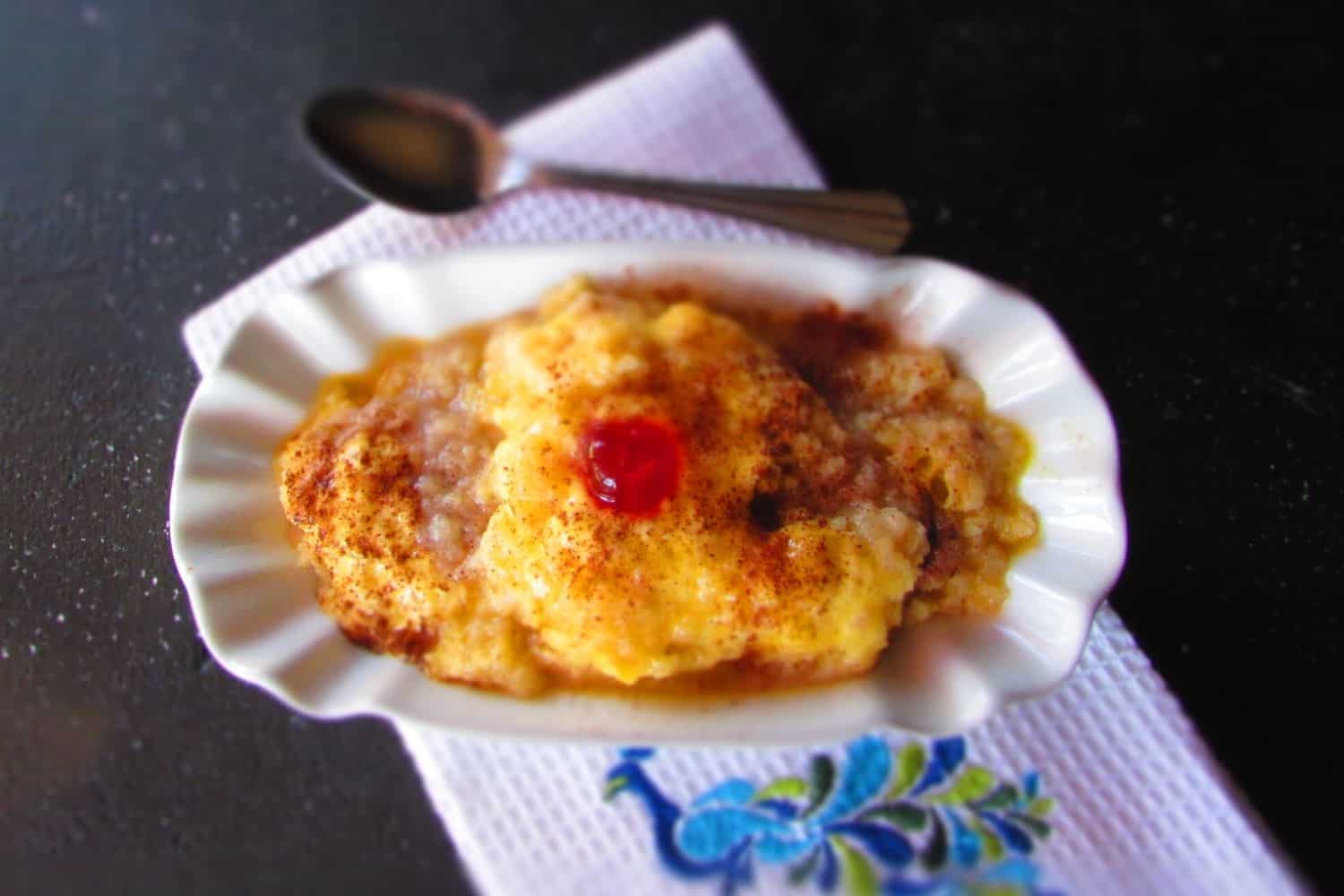 Cinnamon Dumplings Drenched in Apricot Jam