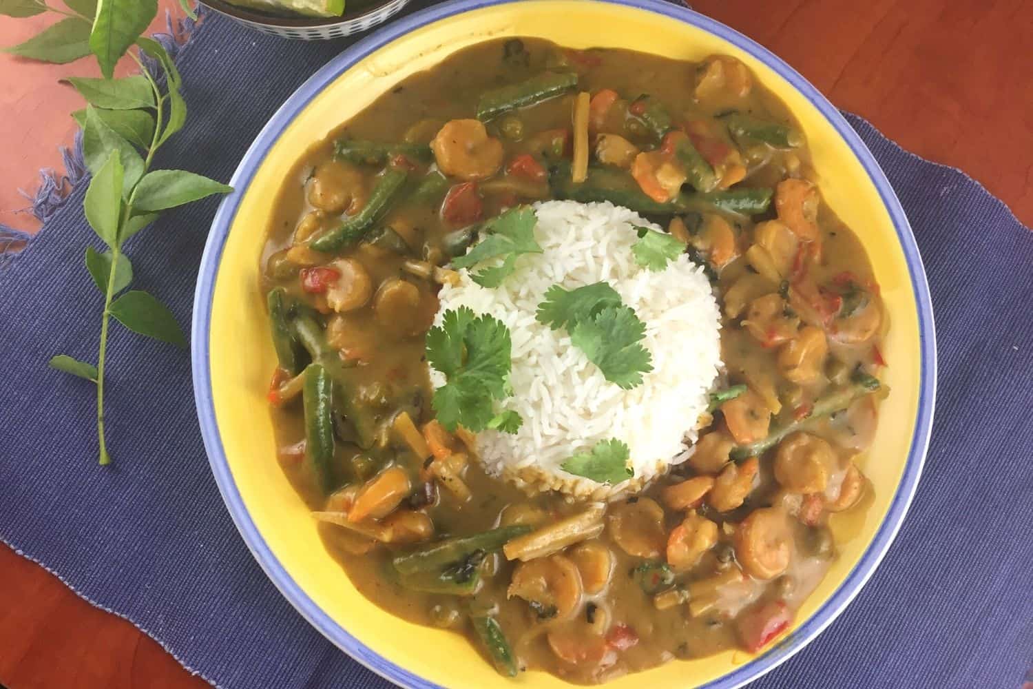 Green Prawn Curry