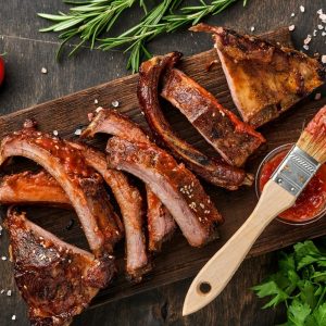 Sticky Mutton Beer Ribs