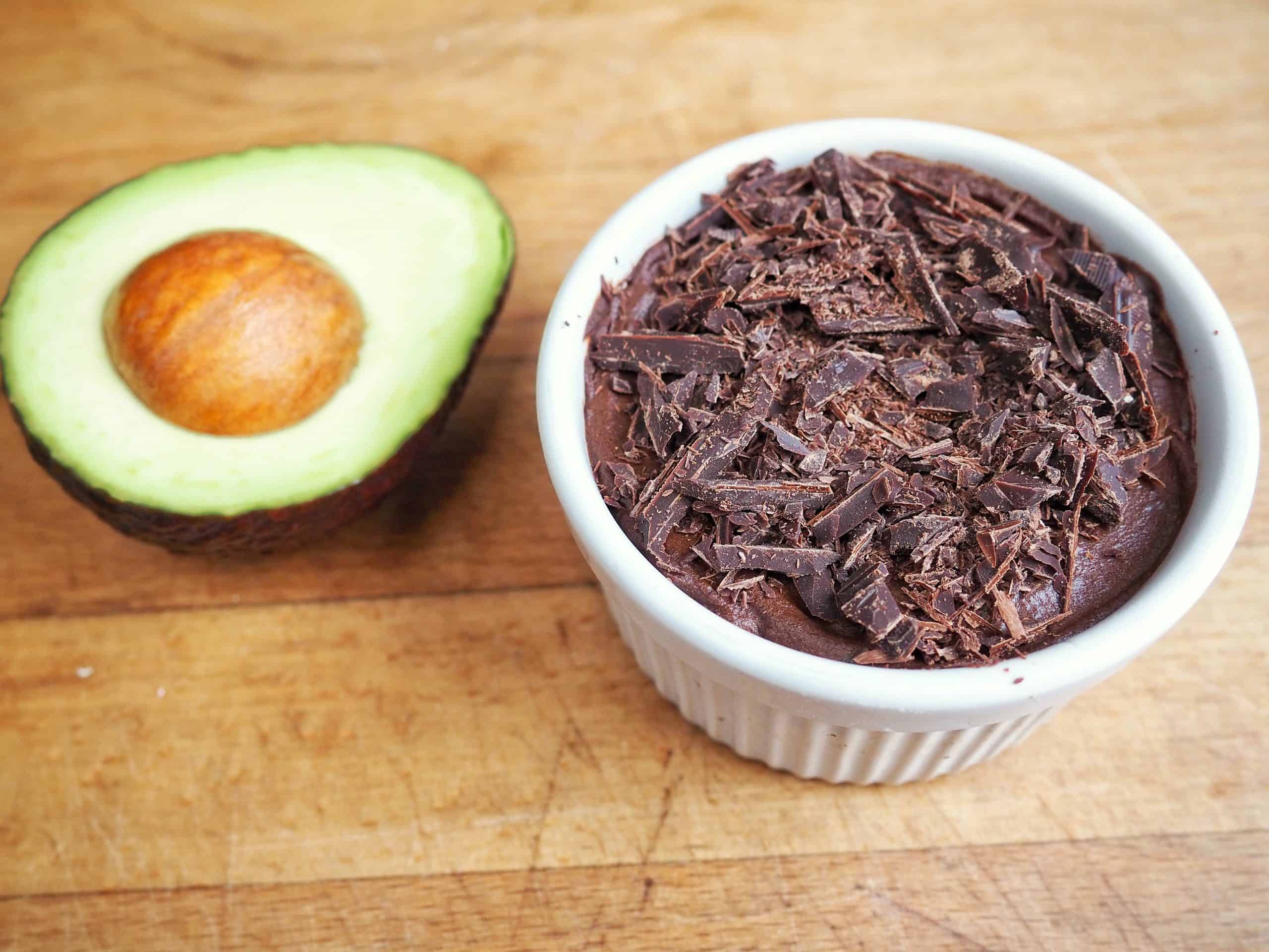 Chocolate and avocado mousse recipe - vegan, dairy-free & gluten-free
