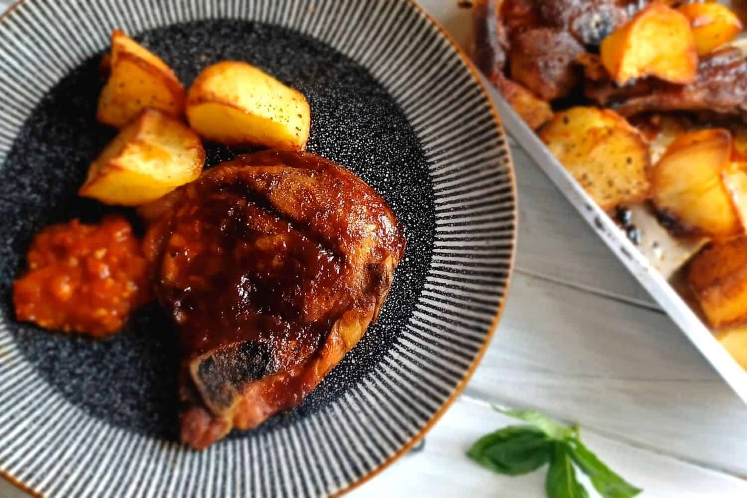 Country Style Caramelised Pork Chops