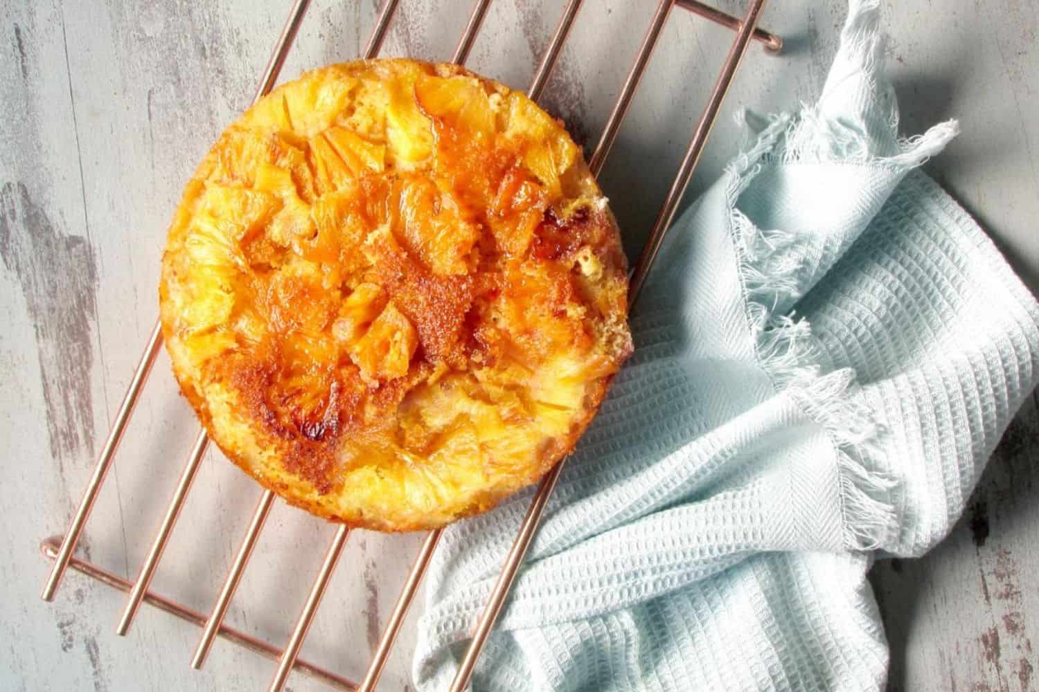 Pineapple Upside-down Cake: An odd looking, yet tasty treat