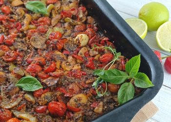 Italian Basil Pesto Pasta with Cherry tomato