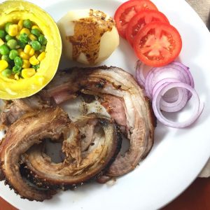 Rolled rib of Beef with Red Wine, Black Pepper and Coriander