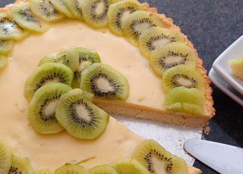 Sweet Lime and Kiwi Pie