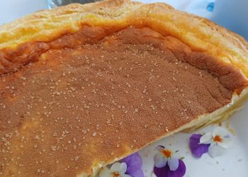 A traditional South African Milk Tart