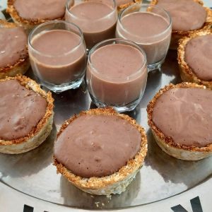 Coconut Chocolate Cheesecakes Delight