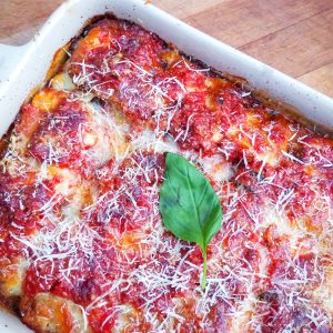 Aubergine Parmigiana Melanzane Alla Parmigiana Eggplant Parmigiana Parm
