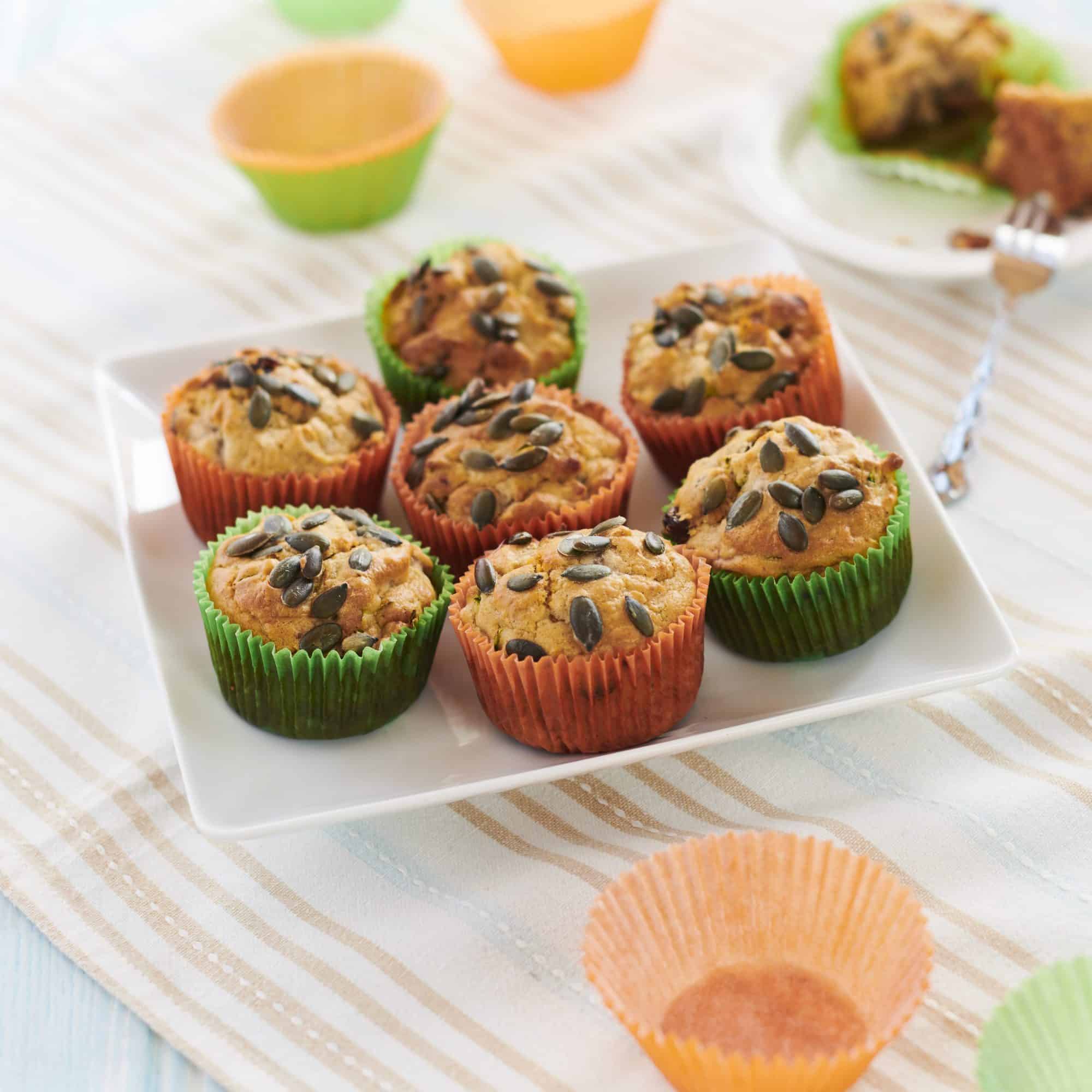 Carrot and courgette muffins recipe for Macmillan Coffee Morning