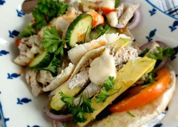 Chicken Shawarma Middle Eastern Sandwich