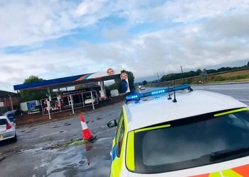 Police were called to a rural garage Credit;SWNS