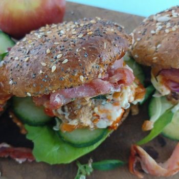 Pork Hamburger with Asian flavour