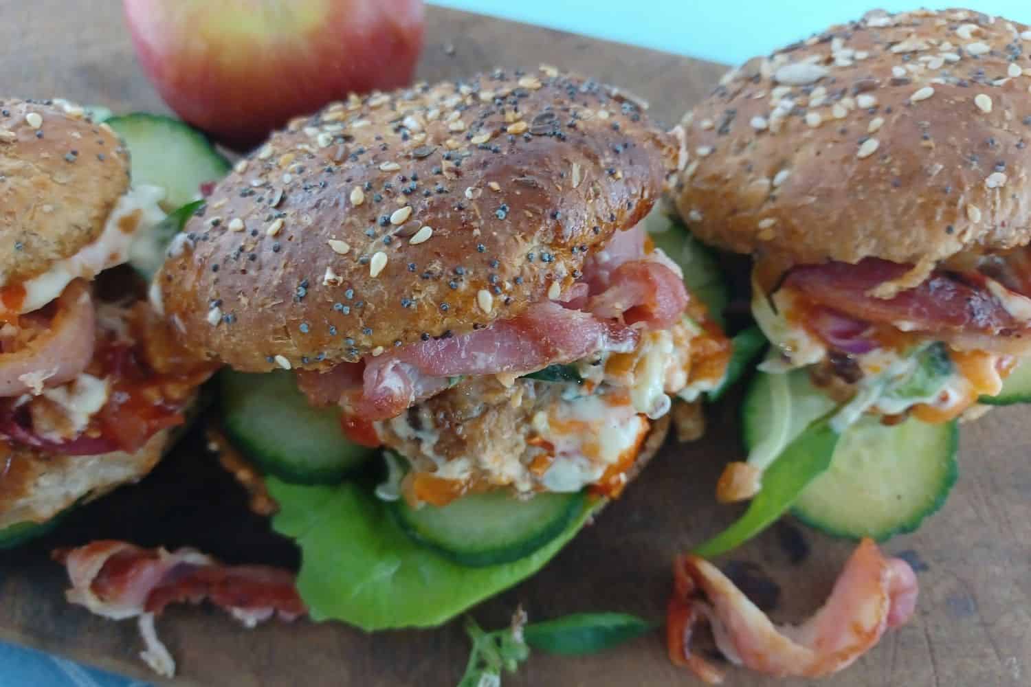 Pork Hamburgers with Asian flavors