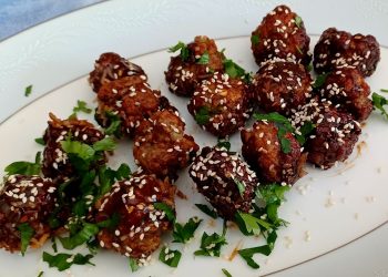 Glazed Pork Meatballs