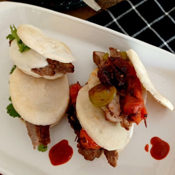 Mini Pitta Brunch with Tenderised Steak.