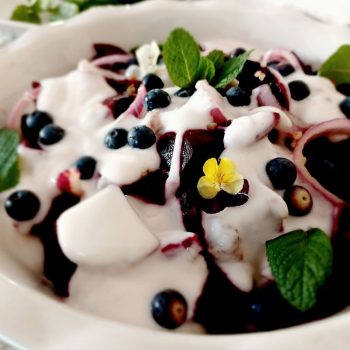Beetroot Salad With Berries and Yogurt