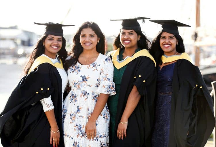 Shibu Matthew sisters (L-R) Aleena, Aneesha, Anjel & Aneetta. Credit;SWNS