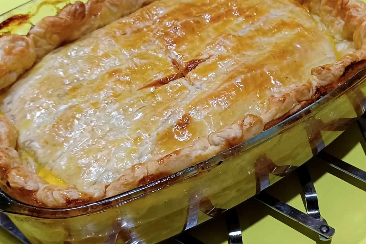 Pulled Lamb and Vegetable Pie