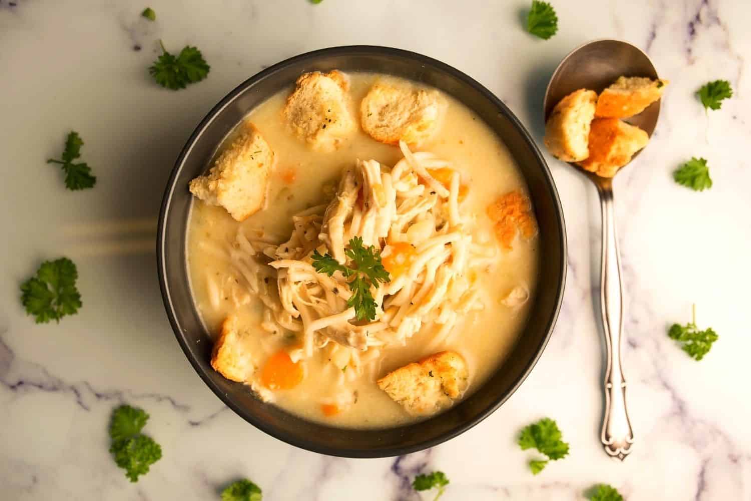 Chicken Noodle Soup with Garlic Croutons - The London Economic