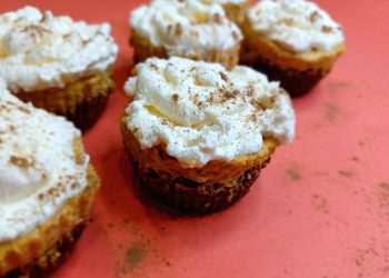 Pumpkin Cheesecake Cupcakes.