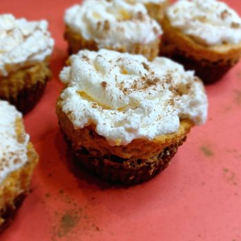Pumpkin Cheesecake Cupcakes.