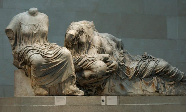 A Sections of the Parthenon Marbles in London's British Museum. The current Lord Elgin, ancestor of Lord Elgin, the British ambassador to the Ottoman Empire between 1803 and 1812 who originally brought the marbles to Britain, claimed today on BBC Radio Four's Today programme, that the Greeks could not be trusted to look after the marbles if returned to their country of origin. The British Museum, which houses the stones, has refused to hand them over despite a campaign which has been running for more than 40 years, that has recently won the backing of public figures including Dame Judi Dench, Vanessa Redgrave and Julie Christie.