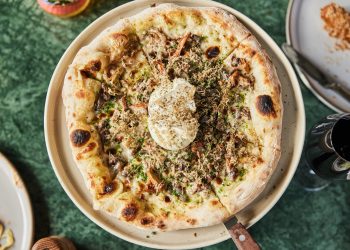 The Engine Rooms Burrata & Truffle pizza Charlie Mckay