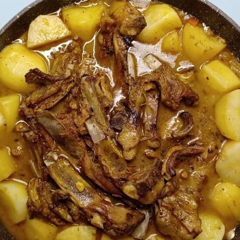 Simmer for about 40 minutes or until cooked through and tender. The longer and slower you cook them, the more tender they become.