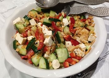 Scrumptious Crunchy Cucumber and Coconut Salad