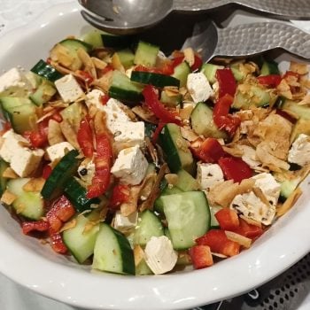 Scrumptious Crunchy Cucumber and Coconut Salad