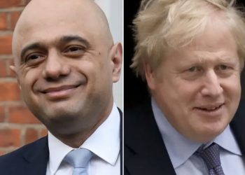 Sajid Javid and Boris Johnson