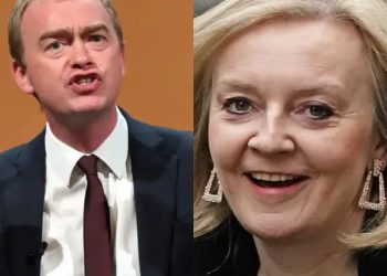 Tim Farron and Liz Truss