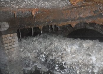 Undated handout file photo issued by South West Water of a 64-metre fatberg. Credit;PA