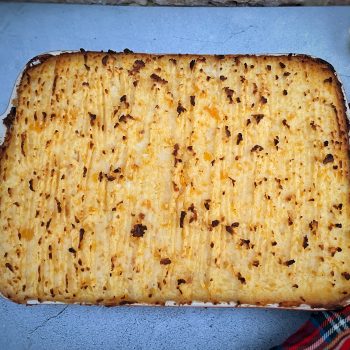 Haggis shepherd's pie recipe Jonathan Hatchman London Economic burns night