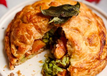 Leek and mushroom Pithiver recipe